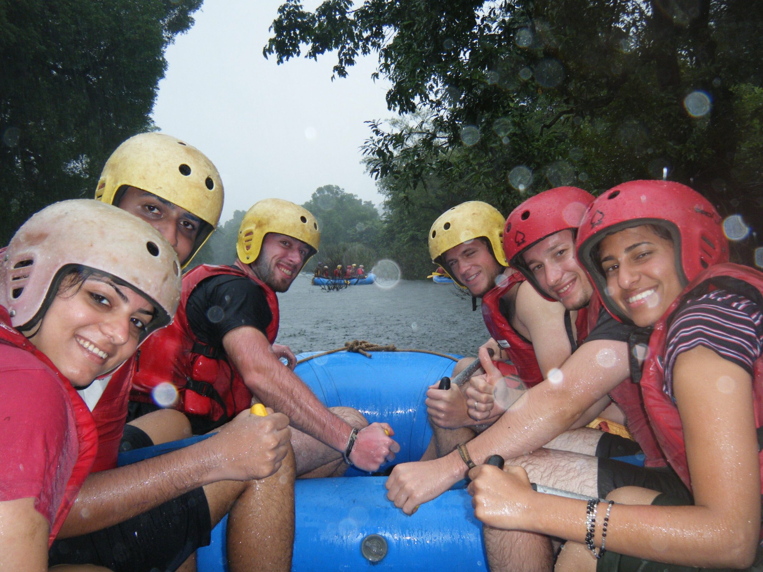 Goa Rafting taking people along the river